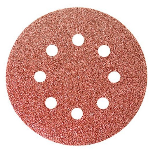 Круг абразивный на ворсовой подложке под "липучку", Р 220, 125мм, 5шт/MATRIX 73809 Круг абразивный на ворсовой подложке под "липучку", Р 220, 125мм, 5шт/MATRIX 73809