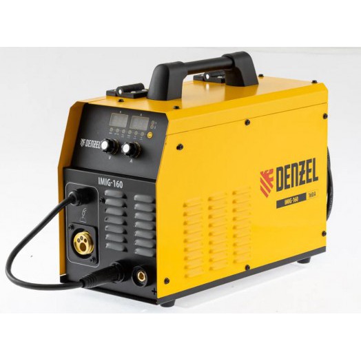 Дензел Аппарат инвертор. полуавтомат. cварки IMIG-160 Synergy, 160 А, ПВ 60%, катушка 5 кг 94314