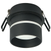 Светильник CAST 89 BLACK встраив. потолочный алюм.литье,круглый,GU10 черный 71х60мм 1155